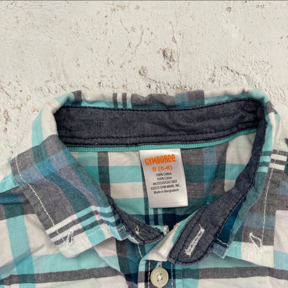 Lands End Gymboree Boy’s Plaid Button Down Shirts & Tan Pants Size 5/6 - Picture 6 of 11